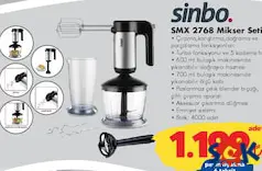 SİNBO SMX-2768 MİKSER SETİ